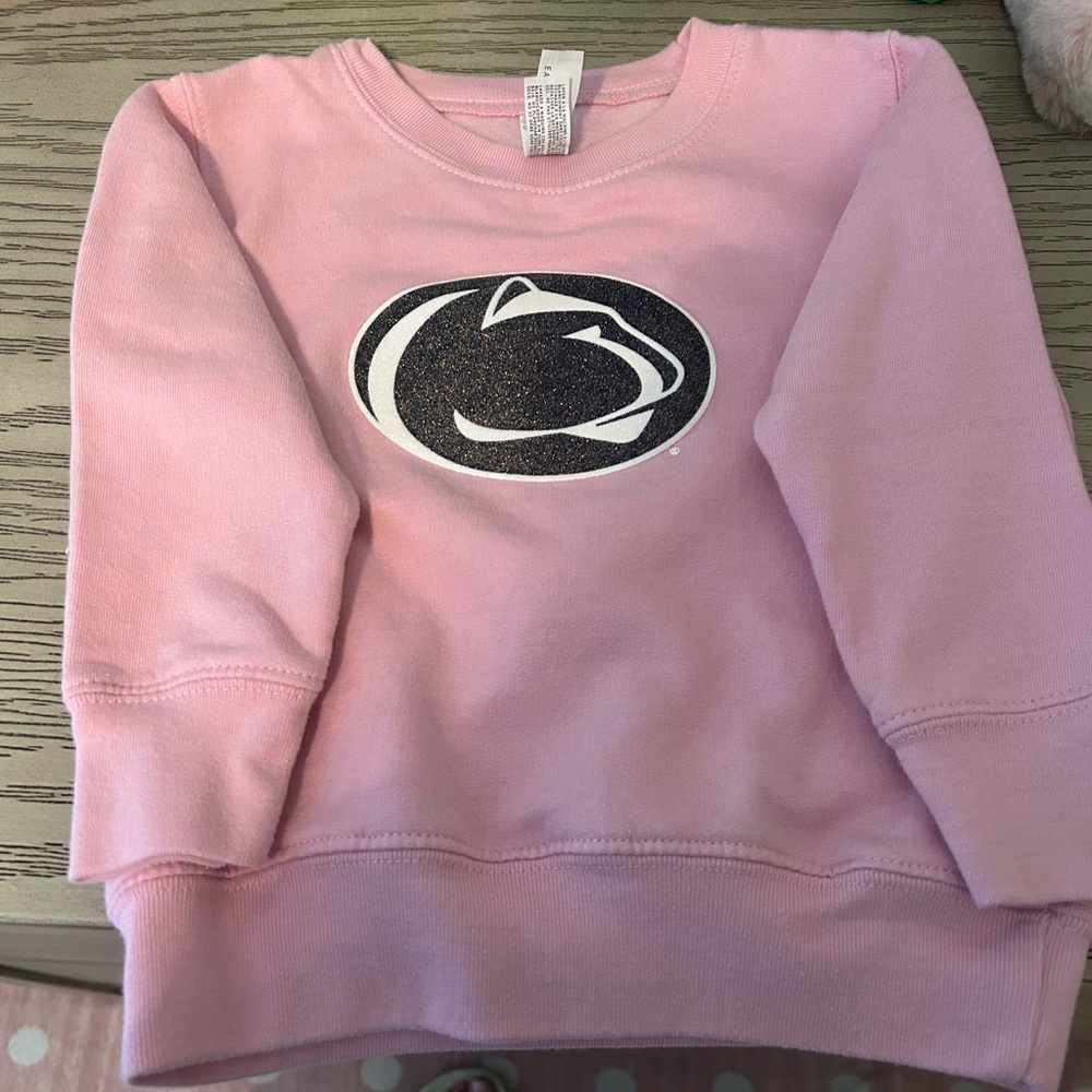 Rabbit Skins Pink Sweatshirt with Graphic